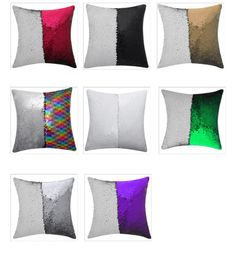 Verschillende stijlen Sublimatie Blanco Sequin Kussendekking Hoge Kwaliteit Mode en Simple Pillow Case Decoratie Breed Toepasbaarheid Thuis