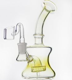 Varios estilos de agua Bong Big Big Tire o Enline Perc Glass Oil Burner con tazón de vidrio y tubería de agua de clavo de Banger