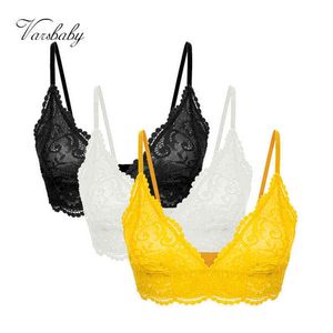 Varsbaby Style français Sous-vêtements confortables Fille Dentelle Coupe fine Dentelle Sexy Soutien-gorge doux 3pcs / lot 211217