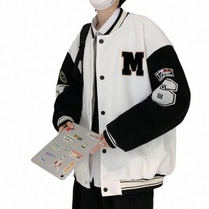 Varsity Casual Baseball Jas Unisex fi merk jas Slim Fit Bomber windjack Baseball Jacket casual Hip Hop College wear J4In #