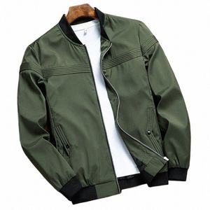 Varsity Jacket Mannen Baseball Jas Fi Casual Slim Fit Jassen Mannelijke Lente Herfst Bomber Jassen Kaki Groen j87I #