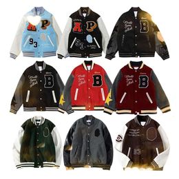 Varsity jaqueta dos homens designer jaquetas das mulheres dos homens jaqueta de beisebol carta bordado casaco streetwear marca luxo