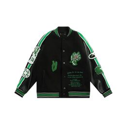 varsity jacket Vestes pour hommes veste letterman hommes Hip Hop manches longues manteau de baseball vêtements de créateur veste hommes vêtements universitaires vestes chaudes à poitrine