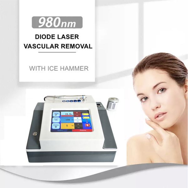 Machine faciale de beauté de Laser de traitement de vaisseaux sanguins de retrait vasculaire 980nm Laser rouge d'étiquette de peau de retrait de sang enlèvent la Machine