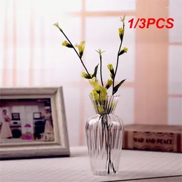 Vases 1/3pcs verre transparent pour bouteille de plante pot de fleur nordique créatif hydroponique Terrarium arrangement conteneur