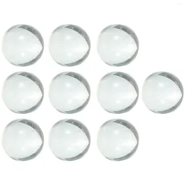 Vasi 10 pezzi Decorazione di vasi in marmo in vetro trasparente Gioco di piccole perle Decorare per riempitivo di marmi