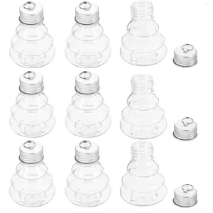 Vases 10 pcs bouteilles de boisson vide décor extérieur bonbons emballage créatif eau aluminium lait clair