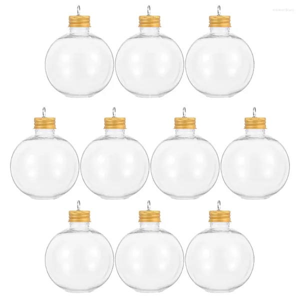 Jarrones 10 PCS Gadgets Christmas Spherical Bottle Botellas de agua a prueba de fugas Cazas de contenedores de bebidas para mascotas