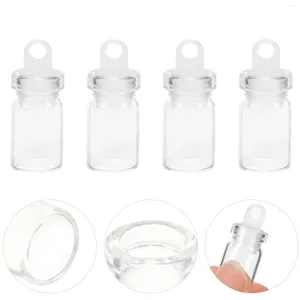 Jarrones 10 PCS Mini Bottles Stopper Tiny Jars Glass Diy Pequeños Pequeños Pequeños