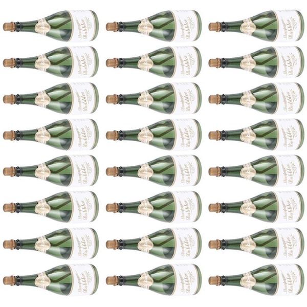 Vases 12/26 / 36pcs Mini Champagne Bulles Bulles vides Savon Eau bricolage Auto-remplissage Toy Wedding Birthday Party Decoration