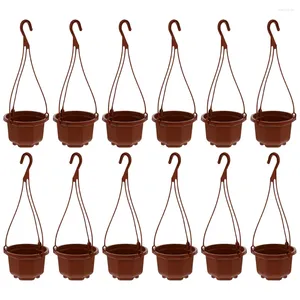 Vazen 12 sets versieren chlorophytum pot outdoor hangende plantenbakken plastic kleine binnenplanten