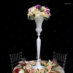 Vases 12 pièces) décoration de Table or/blanc métal Vase à fleurs centres de table support de Table de fête de mariage pièce maîtresse 1778