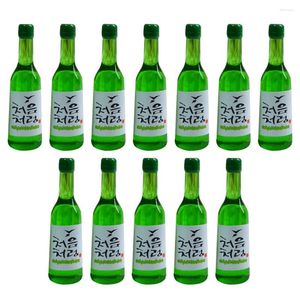 Vazen 15 Stuks Gesimuleerde Rijst Miniatuur Hars Fles Beeldjes Flessen Alcohol Koreaanse Huisbenodigdheden Decor Scène Speelgoed