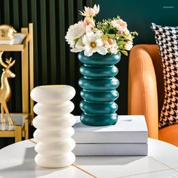 Vases 1pcs en plastique Vase Vase Hydroponic Pot Decoration Home Desk Decorative for Flowers Plant Wedding Table Decor