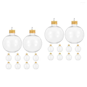 Vazen 20 pc's kerstfles fles plastic sap flessen melk helder water snoepdoppen De huisdier multifunctionele drank boomdecoraties