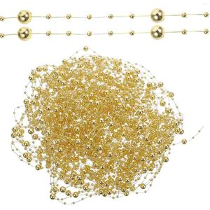 Vazen 30 pc's goud bruiloft decor vaas decoratieve parels kunstmatige ketting handvat nep ambachten kralen diy boeketten