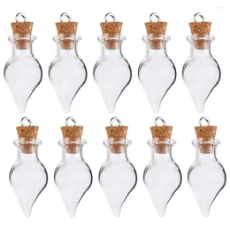 Jarrones 30 PCS deseando botella de diy contenedores pequeños de botellas pequeñas decoración de boda con corcho forma decorativa de agua decorativa
