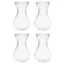 Vases 4 pcs Table centrale Décor Jacinthe Vase Verre Bureau Fleur Avocat Miss