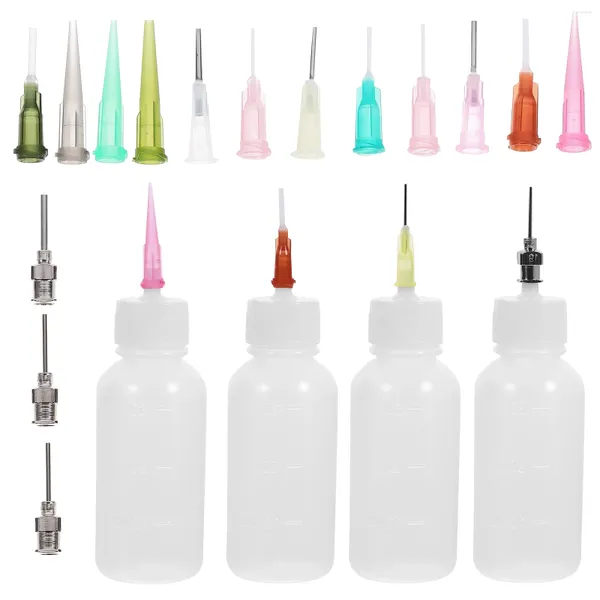 Vases 4 PCS Craft Supplies Drit Prix Liquid Glue Dispenser Applicator Plastic Ink Bottle