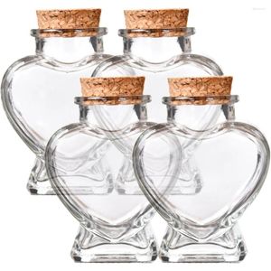 Vases 4 pcs Verre de faveur pots