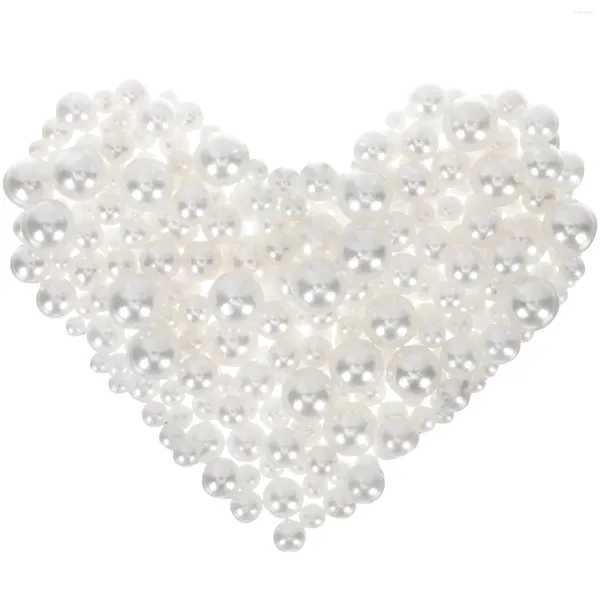 Vases 440 pcs vase perle remplissage perles flottantes pour perles de mariage blanc rond bijoux fabrication artisanat