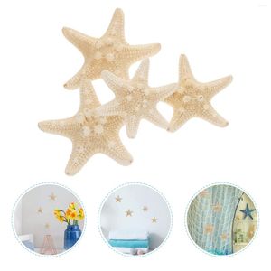 Vases 4pcs Mini Résine Animaux Roman Décoratif Artificiel Artisanat Pour Mur Jardin Mariage Bureau Maison Shell Conque Décor Overlord Star