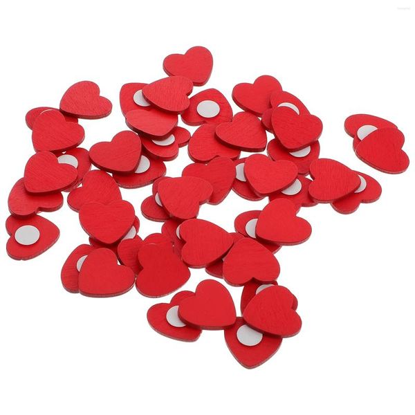 Vases 50pcs autocollants coeur d'amour étiquette adhésive de la Saint-Valentin pour l'artisanat de mariage bricolage enveloppes de scrapbooking faisant cadeau décorer