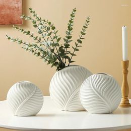Vazen esthetische keramische vaas Bloem Nordic Modern Plant Small Design Ikebana Rose en Ceramique Decoration Home WK50HP
