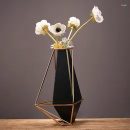 Vases Art hydroponique Table Vase de luxe Design chinois Style nordique esthétique décoratif Vasi Per Fiori décorations intérieures