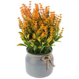 Vases Artificial Potted Flower Ornements Plantes Fake House Decor House Life Life Lifore Bonsai