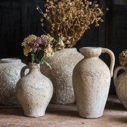 Vases Pots de poterie artisanaux en terre cuite, articles de fleurs, ustensiles et ornements décoratifs 231124