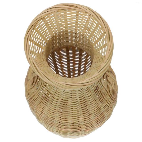 Vases Bamboo Vase Flower Container Panier Plantes