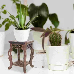Vases Base pot de fleurs fournitures artisanat décoratif affichage piédestal support réutilisable tabourets balcon en pot planteur support