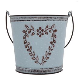 Vases Backet Flower Pot Stockage Ménataire Pratique Créatif Paute de stylo décorative Mélange de vase Vintage Vintage DÉCORATIVE NOIR