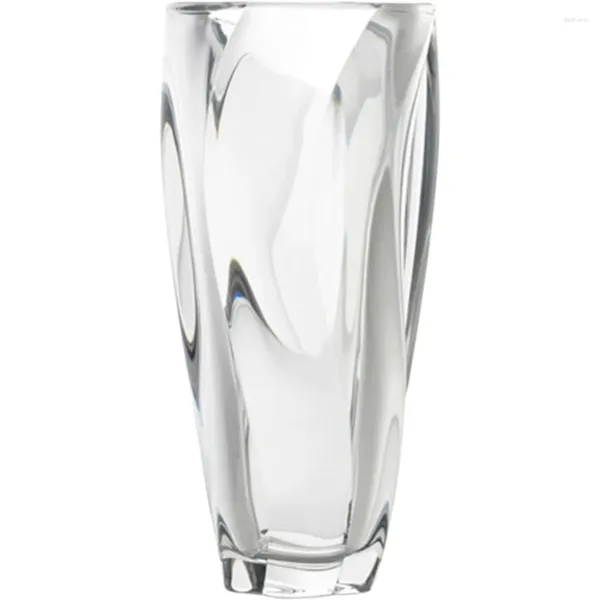 Vases Cassia Crystal Glass Vase Décoration Décorations pour la maison 12 pouces Fret gratuit Décor Jardin