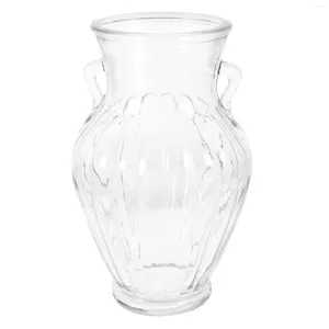 Vases Centres de table Fleur Decorative Glass Hydroponic Bottle Holders Clear Unique for Flowers Office