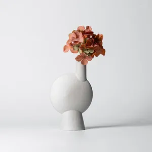 Vases en céramique fleur décorative en gros nordique rustique moderne pour la décoration intérieure