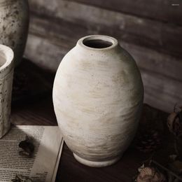Jarrones Ceramic Flower Vase de diseño creativo simple decoración de arte hecho a mano Decoración moderna