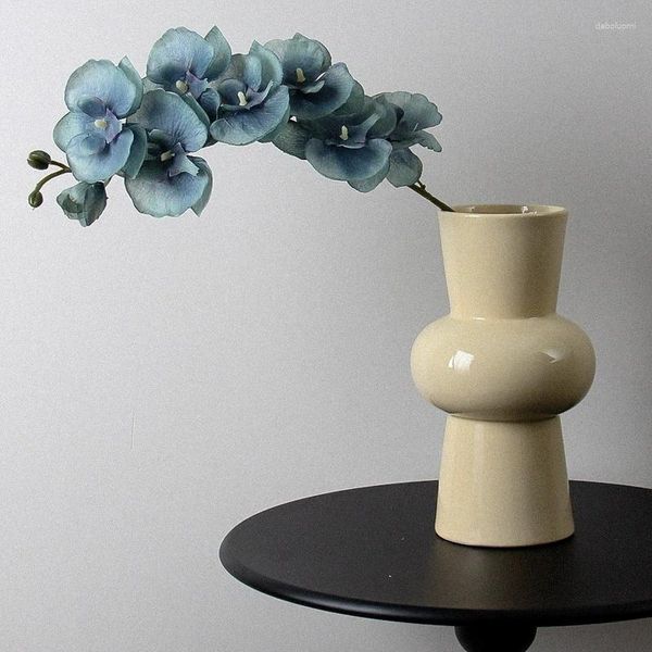 Vases Diseño de la oficina de cerámica Interior Nordic Otoño Mesa de bodas Floreros Decoración Modernos Decoración del hogar Yn50VS