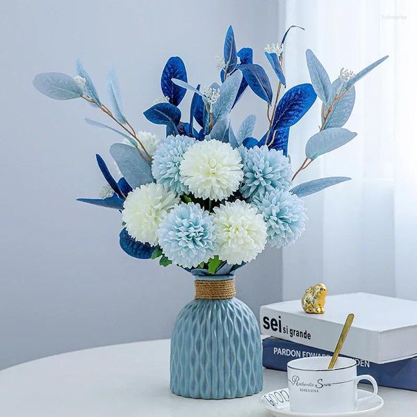 Vases Pots en céramique plantes fleur Grand esthétique Design nordique intérieur Mini Vase or bonsaï décorations décor minimaliste