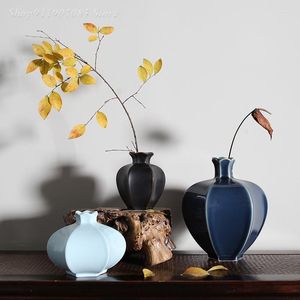 Vazen keramische vase lotus bud granaatappelvorm bloem arrangement hydrocultuur accessoires ambachten potten home decore