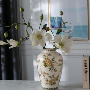 Vazen Chinees retro keramische vaas cadeau creatief Amerikaans land bloemen vogels decoratie woonkamer huisdecoratie