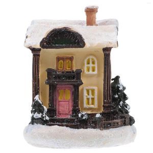 Vases Christmas Bauble Small House Decorations Tree Micro Festival Ornement Ornement de Noël Gift Mini