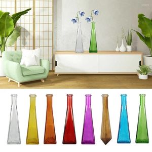 Vases Color Clear Mini Glass Vase Vase Flower Bottle Ornements Organice Home Decoration
