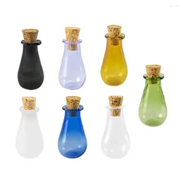 Vases bouteille de verre bouchon de liège