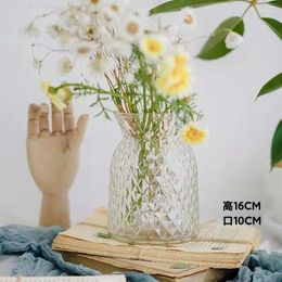 Vases Vases Vases en verre de grande bouche créatives et minimalistes