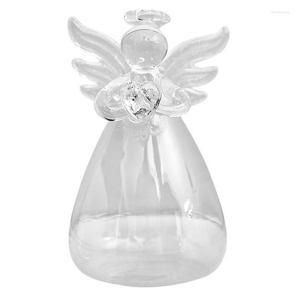Vases créatifs ange verre Vase ornement hydroponique Transparent fleur maison salon mariage Table décor outils nordique