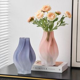 Vases Creative Vase en verre hétérosexuel Nordic Home Salon Décoration Décor Fleur Plante Pot Pots de jardin et jardinières