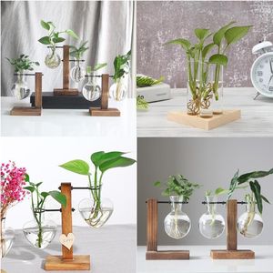 Vases Creative hydroponique plante vase transparent suspendu planteur Terrarium conteneur décor bouteille pot maison jardin fleur