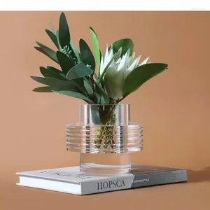 Vases Creative Hydroponics Crystal Flower Pots Décoration Verbe Vase Vase Plants en pot Arrangement décoratif floral